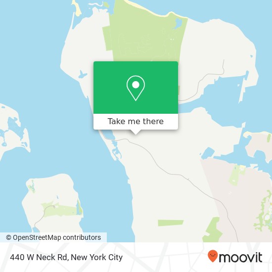 Mapa de 440 W Neck Rd, Lloyd Harbor, NY 11743