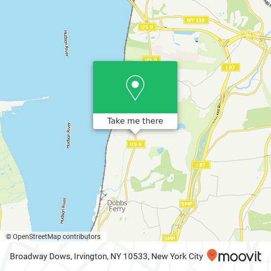 Broadway Dows, Irvington, NY 10533 map