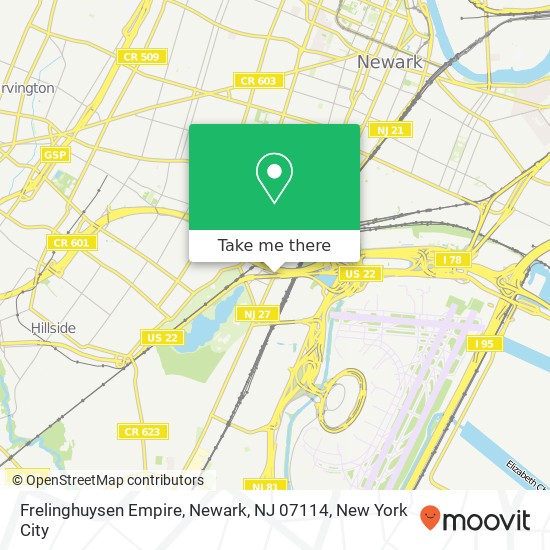 Frelinghuysen Empire, Newark, NJ 07114 map
