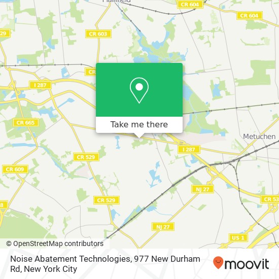 Noise Abatement Technologies, 977 New Durham Rd map