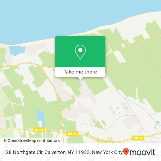 28 Northgate Cir, Calverton, NY 11933 map