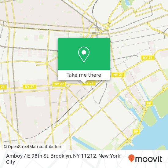 Mapa de Amboy / E 98th St, Brooklyn, NY 11212