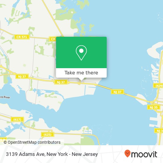 3139 Adams Ave, Toms River, NJ 08753 map