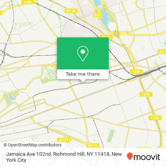 Jamaica Ave 102nd, Richmond Hill, NY 11418 map
