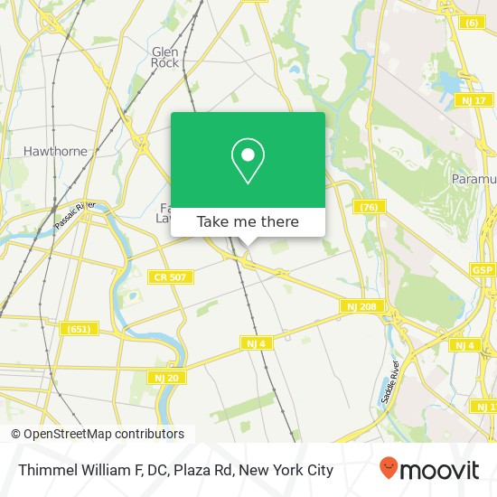 Mapa de Thimmel William F, DC, Plaza Rd
