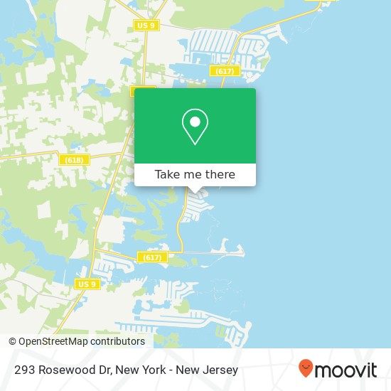 293 Rosewood Dr, Bayville, NJ 08721 map