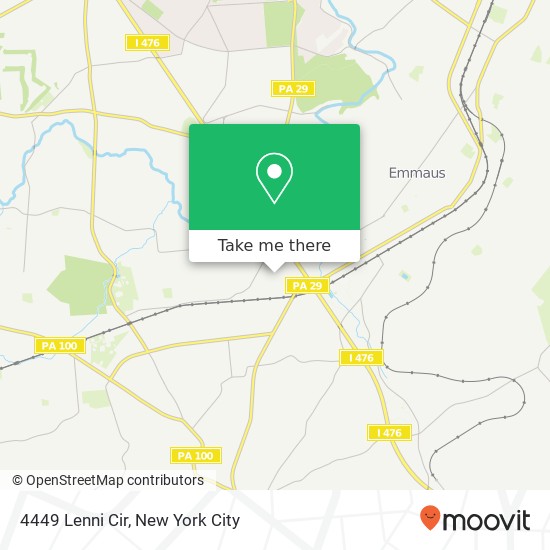 4449 Lenni Cir, Emmaus, PA 18049 map
