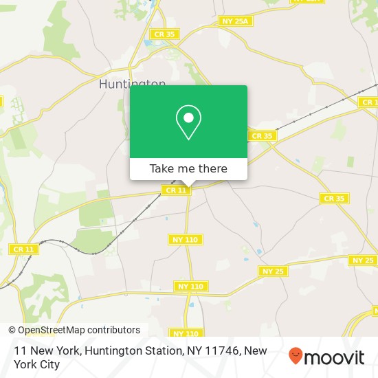 Mapa de 11 New York, Huntington Station, NY 11746