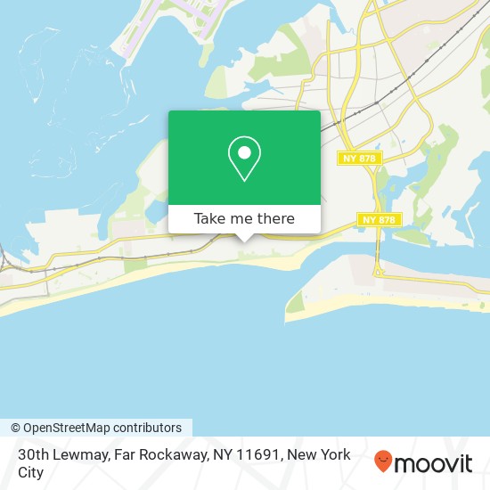 Mapa de 30th Lewmay, Far Rockaway, NY 11691