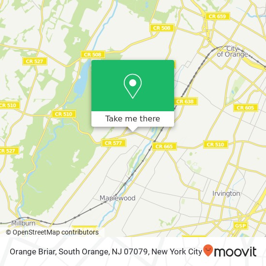 Orange Briar, South Orange, NJ 07079 map