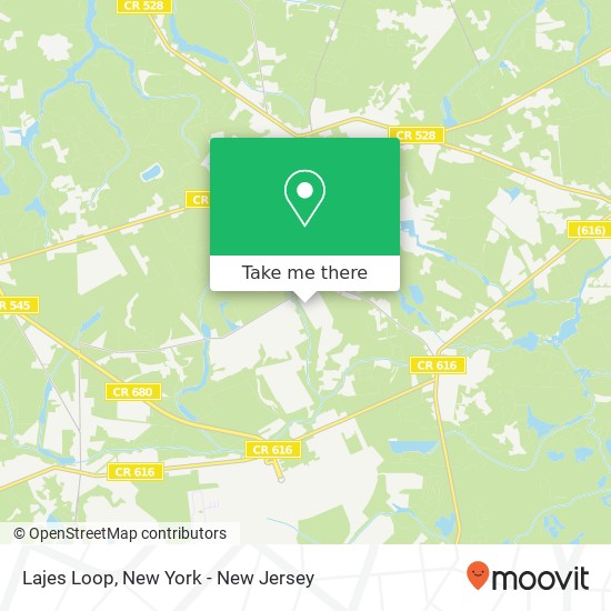 Mapa de Lajes Loop, Trenton, NJ 08641