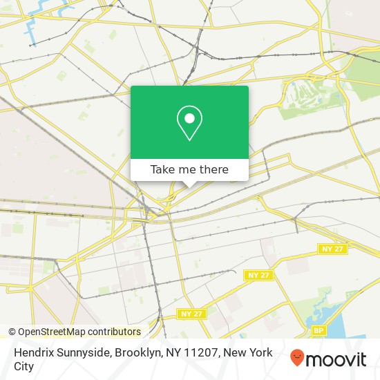 Hendrix Sunnyside, Brooklyn, NY 11207 map