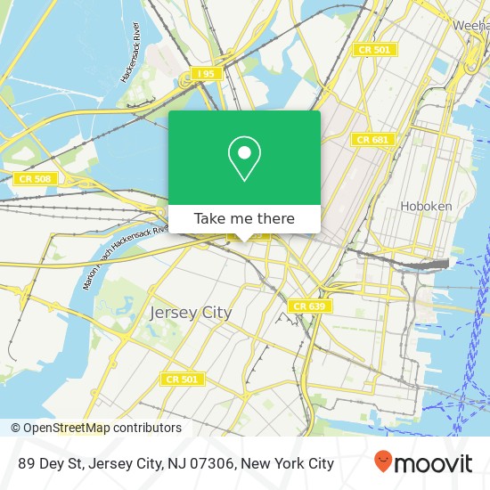 89 Dey St, Jersey City, NJ 07306 map