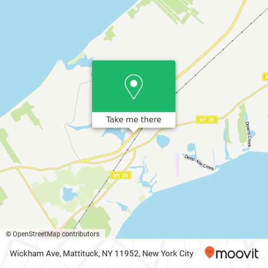 Wickham Ave, Mattituck, NY 11952 map