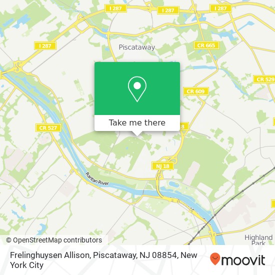 Frelinghuysen Allison, Piscataway, NJ 08854 map