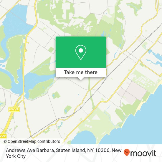 Andrews Ave Barbara, Staten Island, NY 10306 map