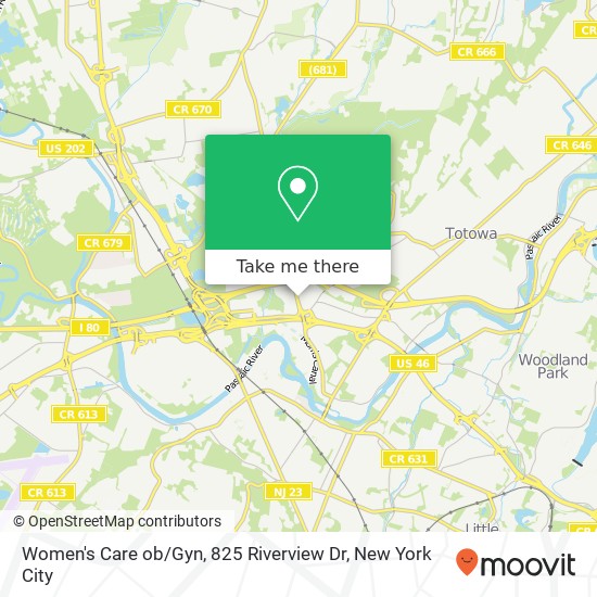 Women's Care ob / Gyn, 825 Riverview Dr map