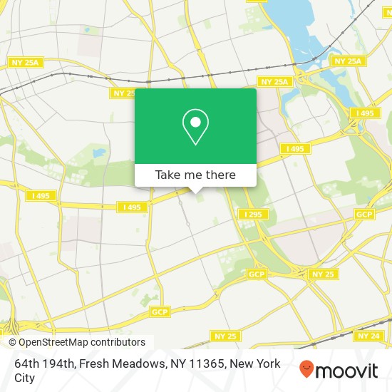 64th 194th, Fresh Meadows, NY 11365 map