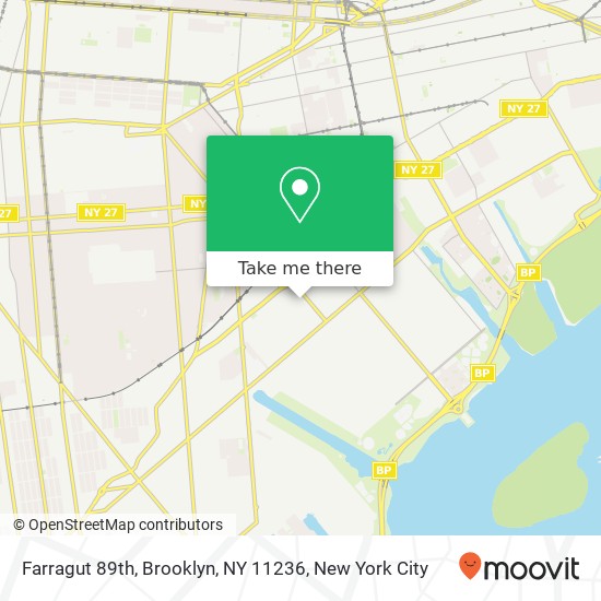 Farragut 89th, Brooklyn, NY 11236 map