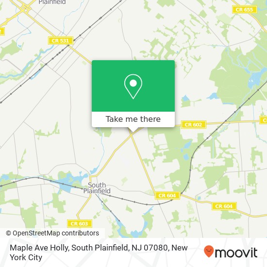 Maple Ave Holly, South Plainfield, NJ 07080 map