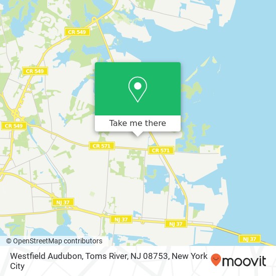 Westfield Audubon, Toms River, NJ 08753 map
