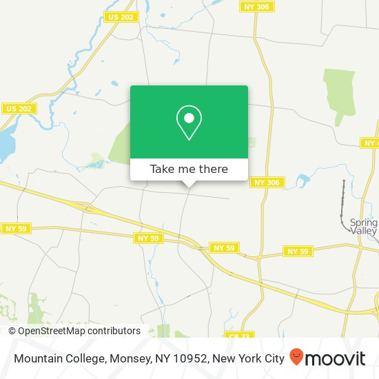 Mountain College, Monsey, NY 10952 map