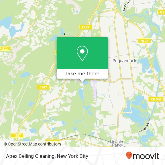 Mapa de Apex Ceiling Cleaning