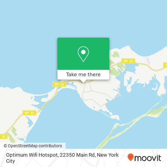 Mapa de Optimum Wifi Hotspot, 22350 Main Rd