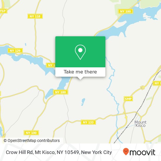 Mapa de Crow Hill Rd, Mt Kisco, NY 10549