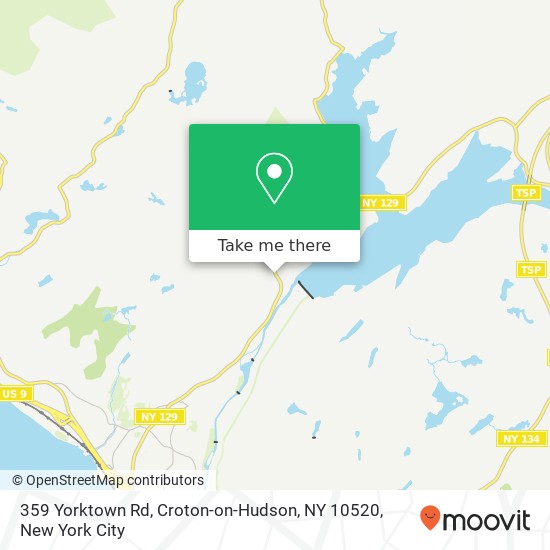 359 Yorktown Rd, Croton-on-Hudson, NY 10520 map