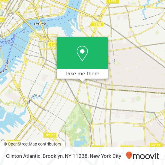 Clinton Atlantic, Brooklyn, NY 11238 map