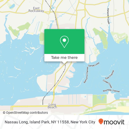 Mapa de Nassau Long, Island Park, NY 11558