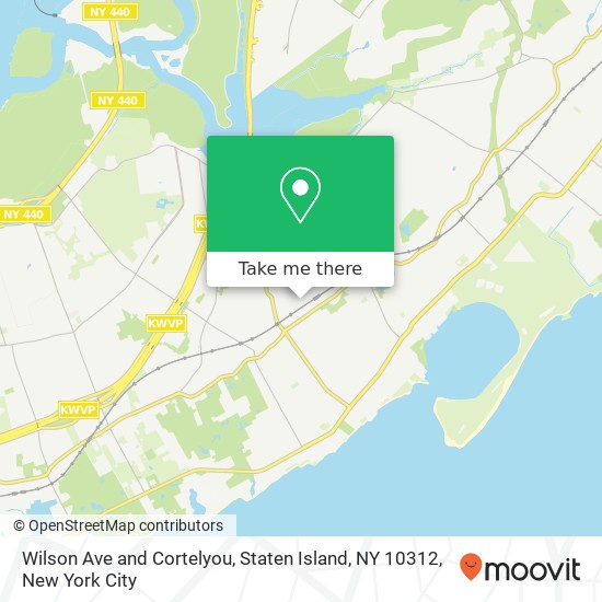 Mapa de Wilson Ave and Cortelyou, Staten Island, NY 10312