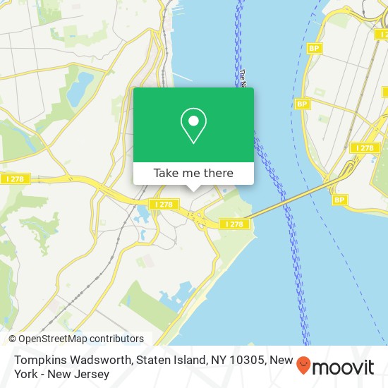 Tompkins Wadsworth, Staten Island, NY 10305 map