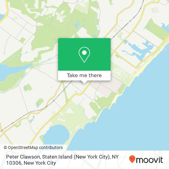 Peter Clawson, Staten Island (New York City), NY 10306 map