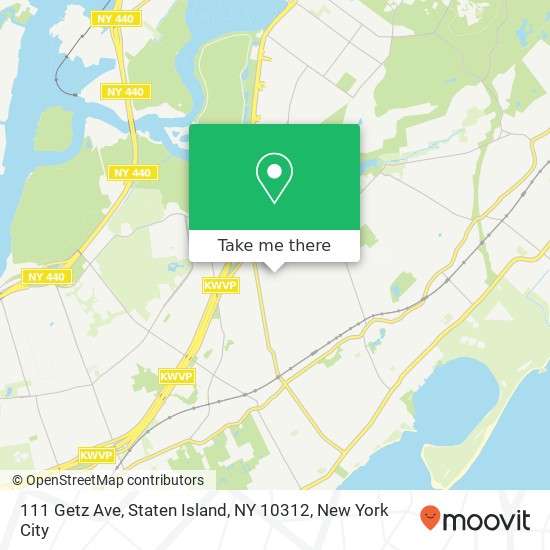 111 Getz Ave, Staten Island, NY 10312 map