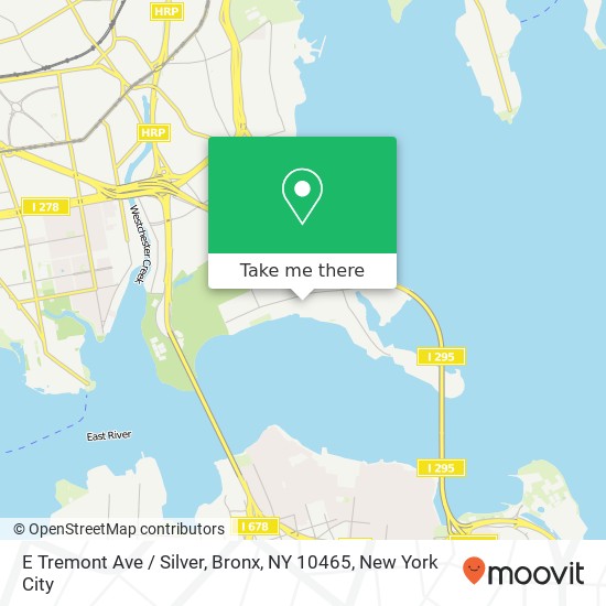 E Tremont Ave / Silver, Bronx, NY 10465 map