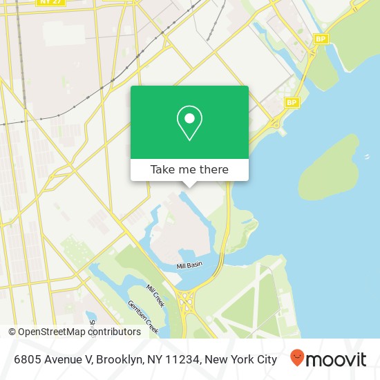 6805 Avenue V, Brooklyn, NY 11234 map