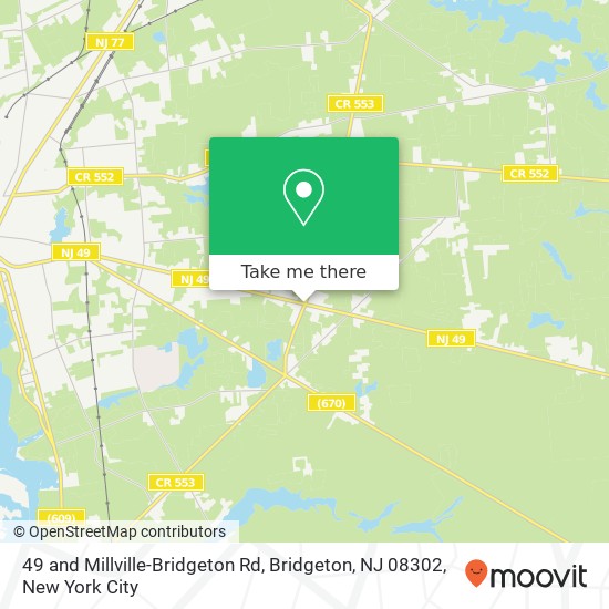 49 and Millville-Bridgeton Rd, Bridgeton, NJ 08302 map