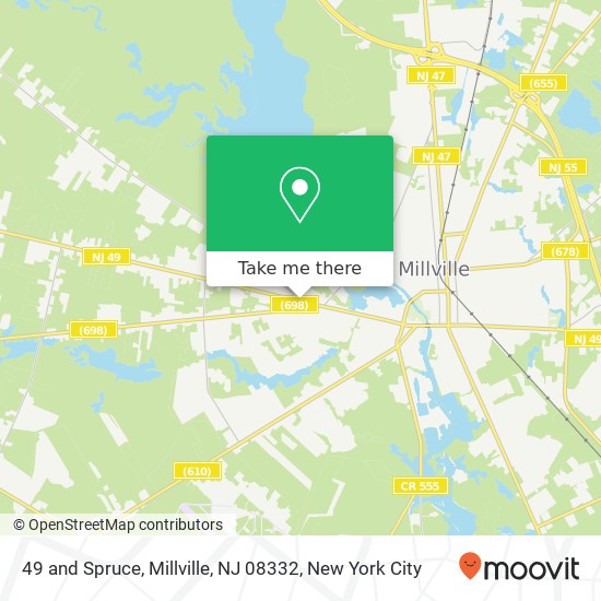 49 and Spruce, Millville, NJ 08332 map