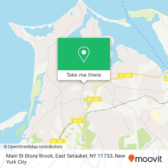 Mapa de Main St Stony Brook, East Setauket, NY 11733