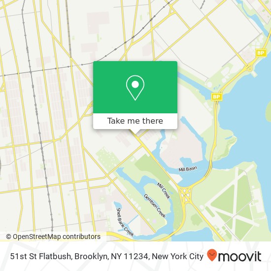 51st St Flatbush, Brooklyn, NY 11234 map