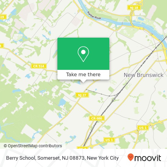 Berry School, Somerset, NJ 08873 map