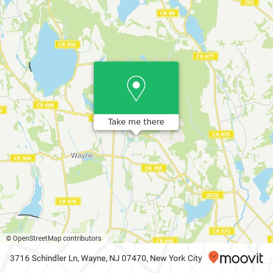 3716 Schindler Ln, Wayne, NJ 07470 map