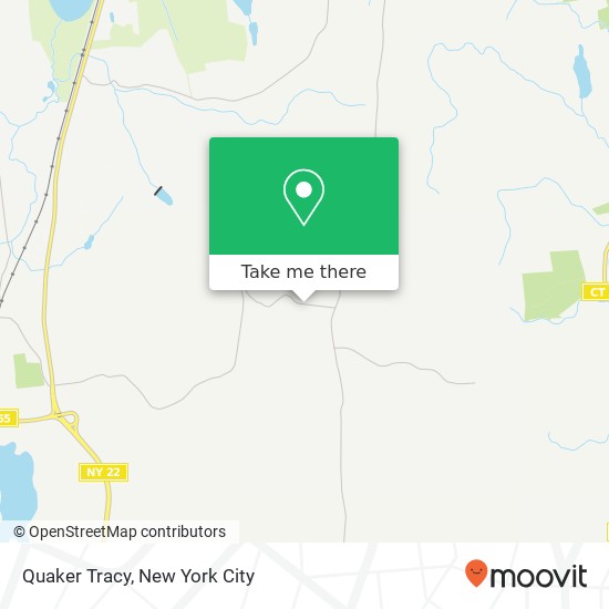 Mapa de Quaker Tracy, Pawling, NY 12564