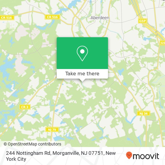244 Nottingham Rd, Morganville, NJ 07751 map