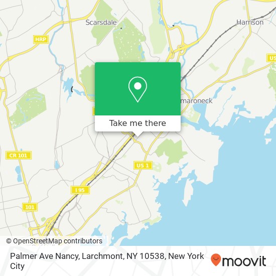 Palmer Ave Nancy, Larchmont, NY 10538 map