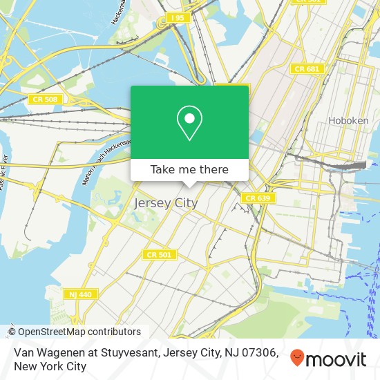 Van Wagenen at Stuyvesant, Jersey City, NJ 07306 map