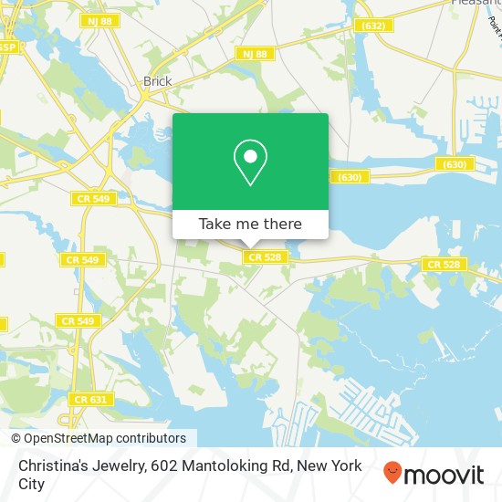 Christina's Jewelry, 602 Mantoloking Rd map