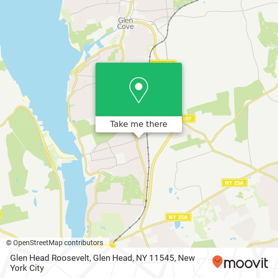 Glen Head Roosevelt, Glen Head, NY 11545 map